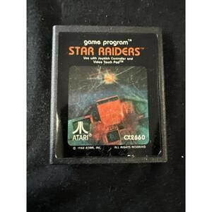 Star Raiders Atari 2600 CX2660 1982 Game Cartridge - Cleaned, Tested